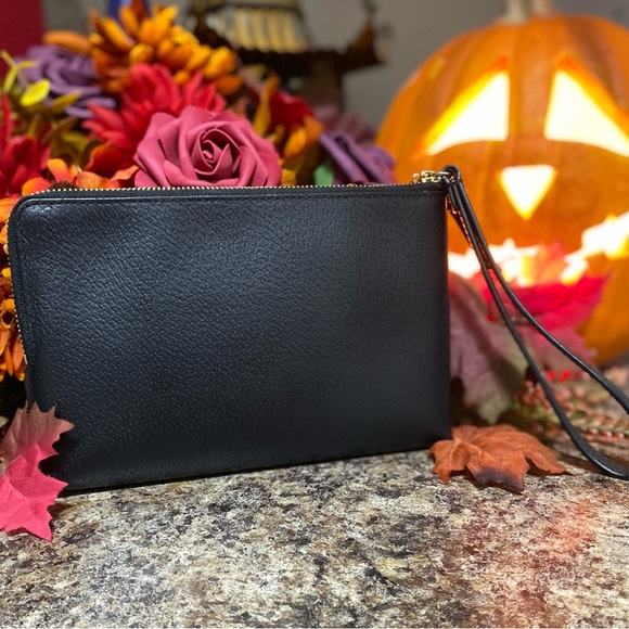 ♠️ Kate Spade Large Double Zipper Wallet Cell Phone Wristlet Clutch♠️ EUC - Picture 9 of 10